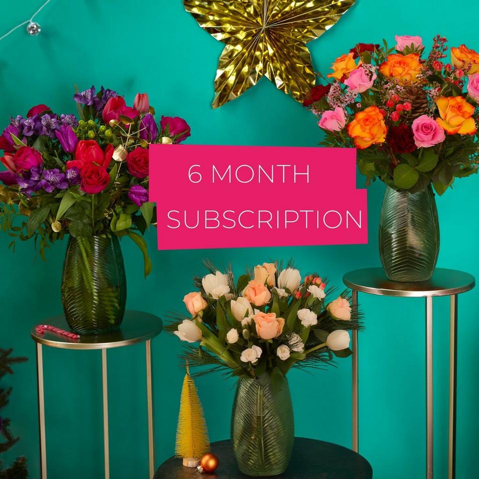 6 Months of Seasonal Flowers