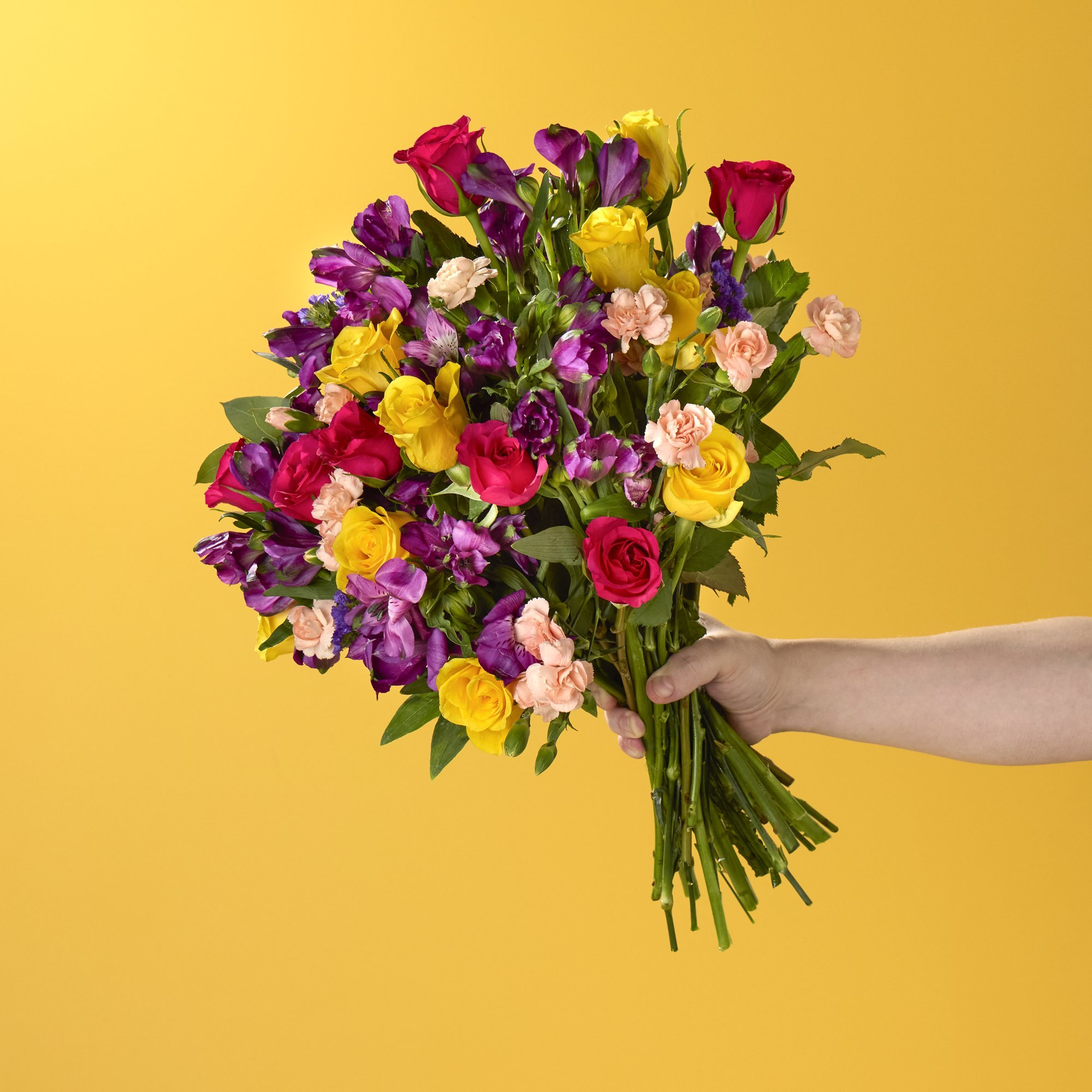 Arrives in bud so they'll enjoy them blooming