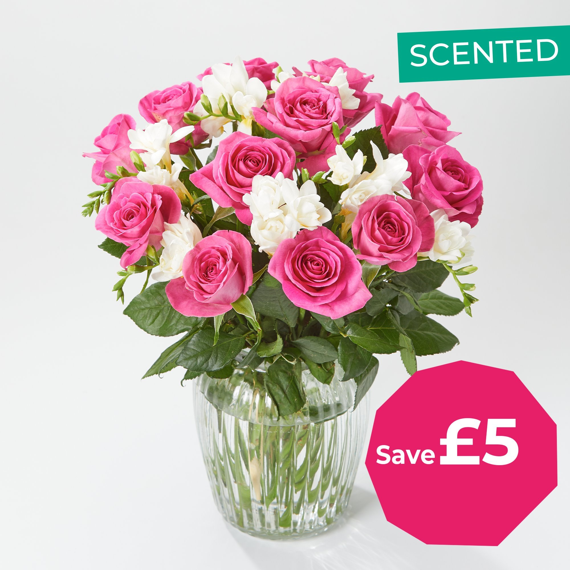 Elegant Rose and Freesia - Save £5