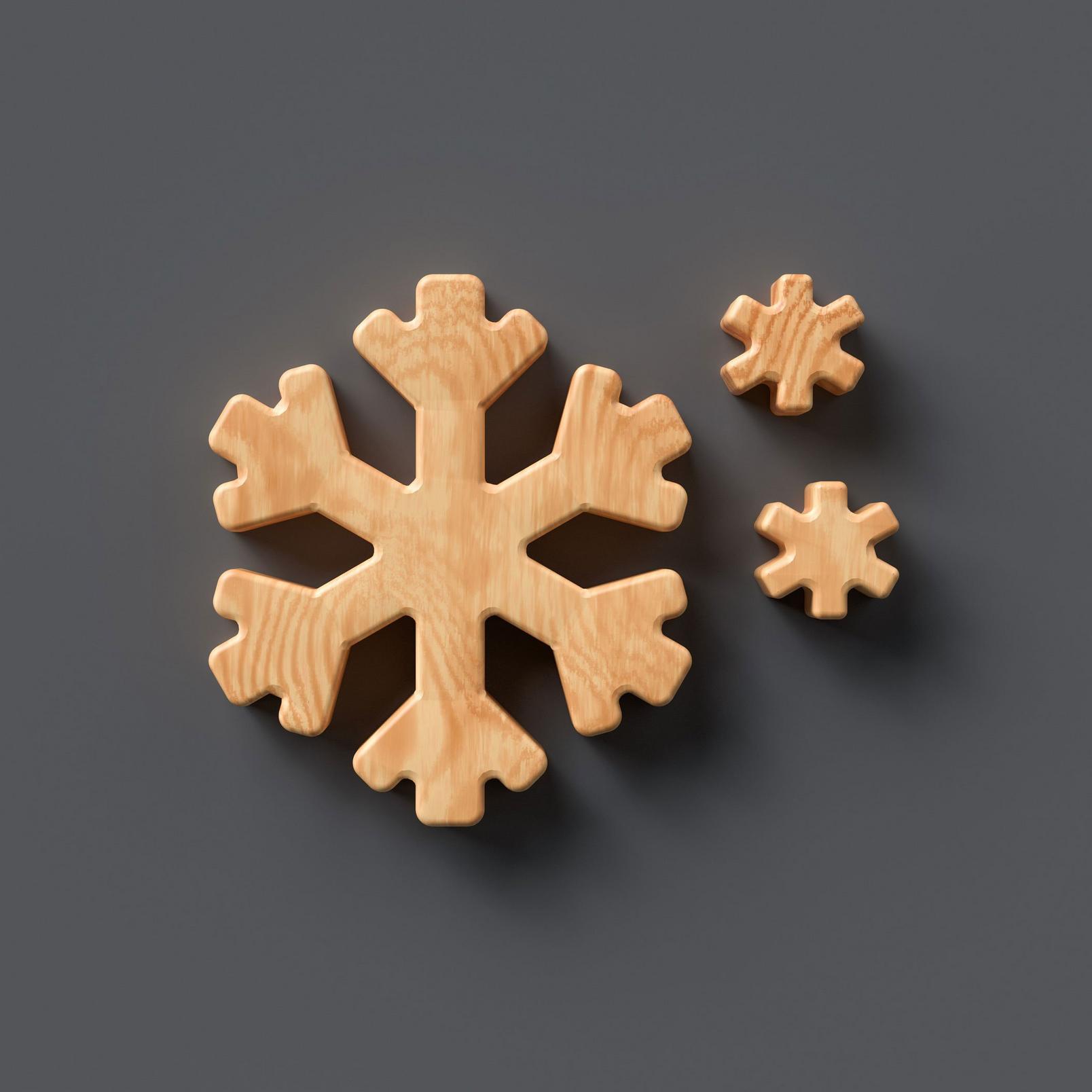 wooden-snowflake