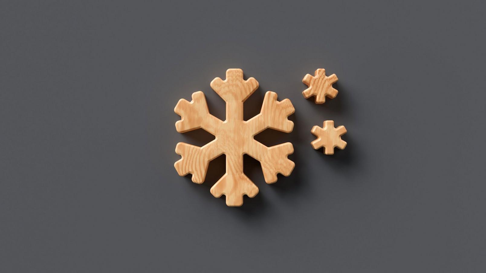 wooden-snowflake